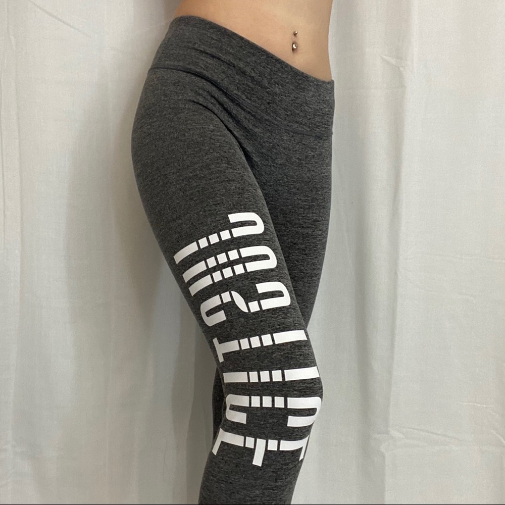 justice gray leggings